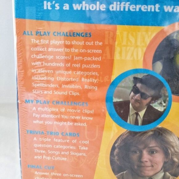 Scene It Movie Trivia DVD Movie Trivia Board Game Factory Sealed Mattel Original - Picture 9 of 14